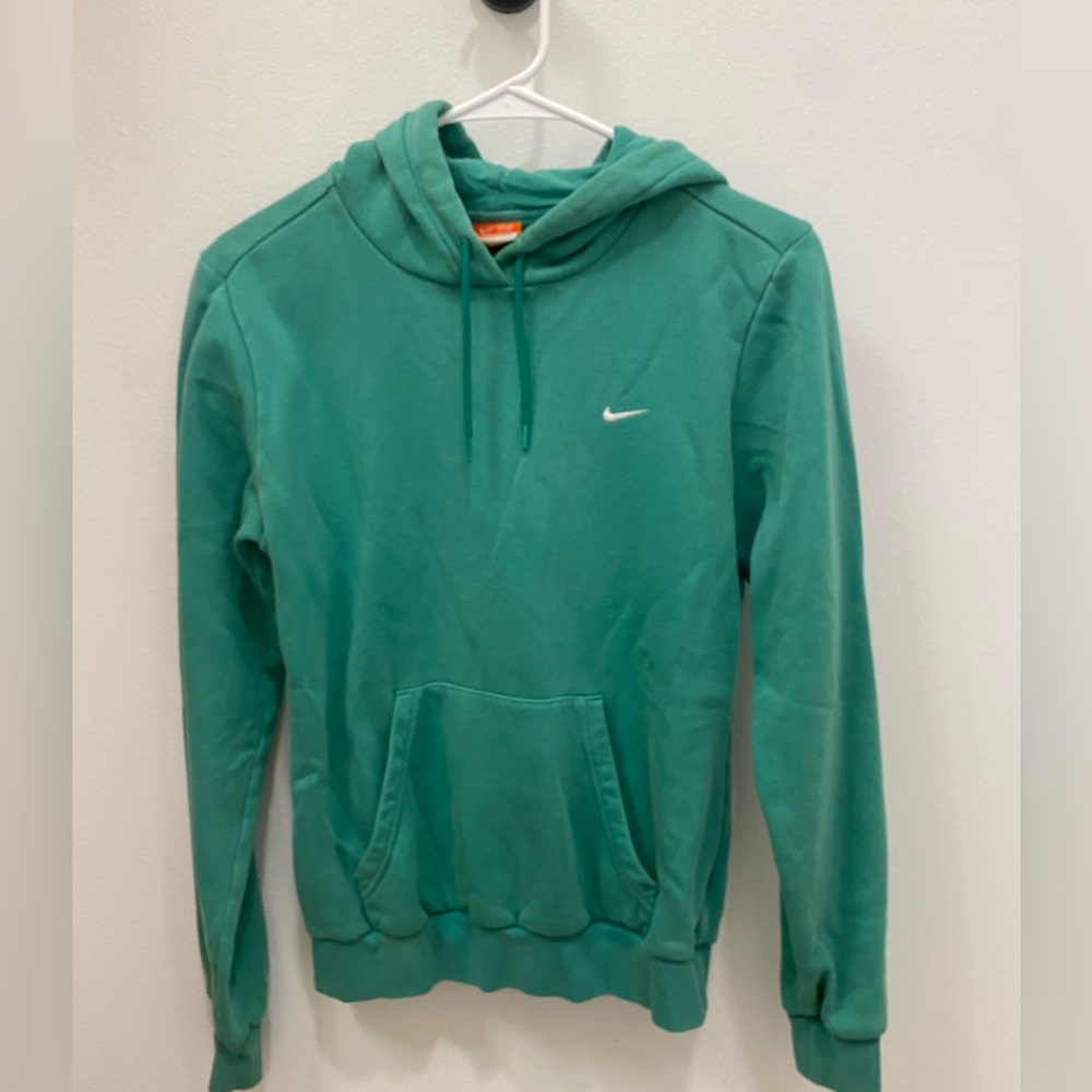 Nike, medium green hoodie